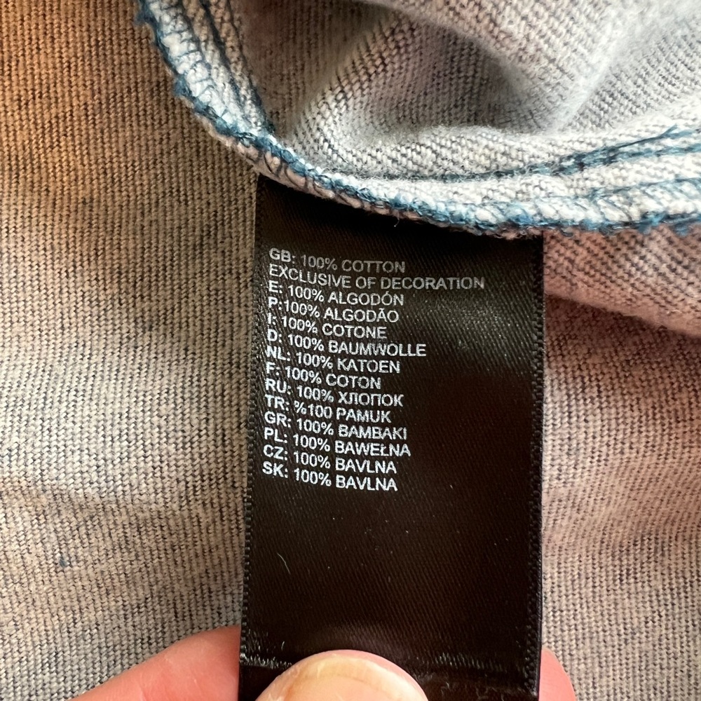 The North Face Gray / Blue Button Up Shirt M - Picture 5 of 11